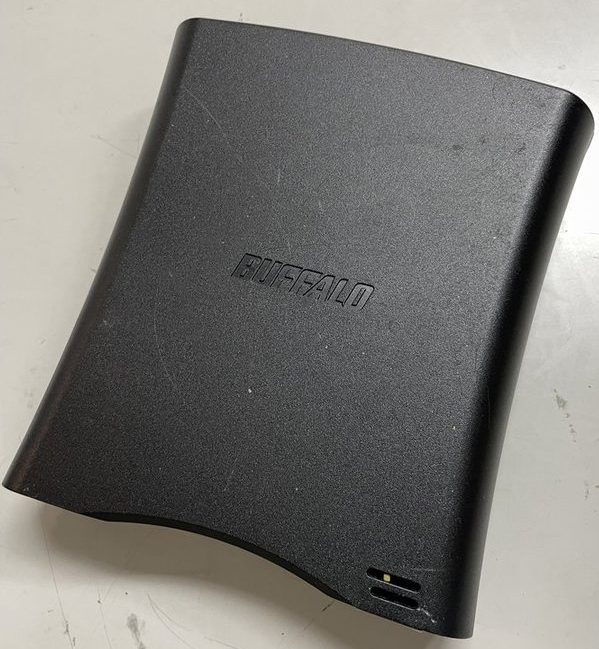 水没したUSB-HDD